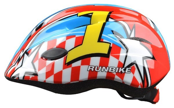 Шлем Runbike. Размер 52-56 см. Цвет: Красно-голубой