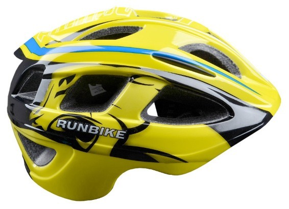 Шлем Runbike. Размер 52-56 см. Цвет: Сине-желтый