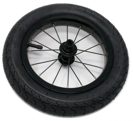 Надувные колеса JetCat для беговела Cruzee 12 дюймов: Черные (2 шт)