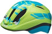 Шлем KED Meggy II Trend Dino Lightblue Green S/M (49-55 см), Зелено-синий