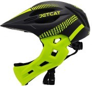 Шлем JetCat FullFace Start S/M, Черно-зеленый